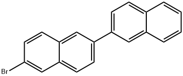 2-broMo-6-(naphthalen-2-yl)naphthalene 化学構造式
