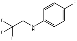 4-fluoro-N-(2,2,2-trifluoroethyl)aniline Struktur