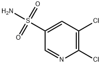 5,6-dichloropyridine-3-sulfonamide Structure