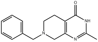 7-苄基-2-甲基-5,6,7,8-四氢-3H-吡啶并[3,4-D]嘧啶-4-酮,62259-92-1,结构式