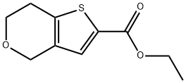 6,7-二氢-4H-噻吩并[3,2-C]吡喃-2-甲酸乙酯, 623573-71-7, 结构式