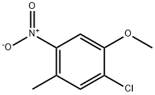 1-氯-2-甲氧基-5-甲基-4-硝基苯, 62492-41-5, 结构式