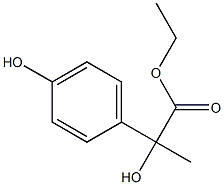 エチルp-ヒドロキシフェニルラクタート 化学構造式