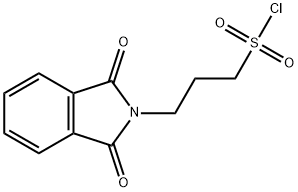 3-(1,3-dioxo-1,3-dihydro-2H-isoindol-2-yl)propane-1-sulfonyl chloride Struktur