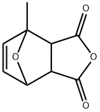 4,7-Epoxyisobenzofuran-1,3-dione, 3a,4,7,7a-tetrahydro-4-Methyl-, 62653-25-2, 结构式