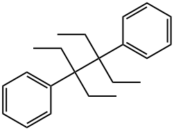 3,4-Diethyl-3,4-diphenylhexane Structure