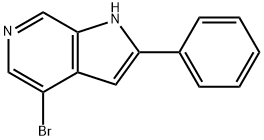 4-BroMo-2-phenyl-1H-pyrrolo[2,3-c]pyridine Structure
