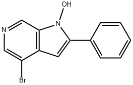 4-BroMo-2-phenyl-1H-pyrrolo[2,3-c]pyridin-1-ol Structure
