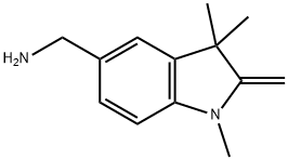 C-(1,3,3-triMethyl-2-Methylene-2,3-dihydro-indole-5-yl)-MethylaMine Struktur