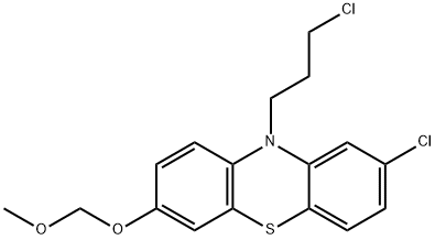 2-Chloro-10-(3-chloropropyl)-7-(MethoxyMethoxy)-10H-phenothiazine Structure