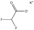 Potassium difluoroacetate Struktur