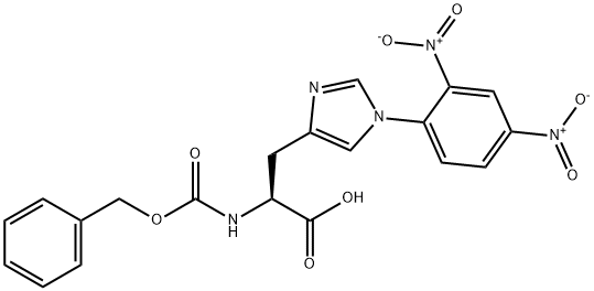 NΑ-CBZ-NIM-DNP-L-组氨酸, 63013-46-7, 结构式