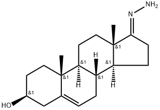 3β-ヒドロキシアンドロスタ-5-エン-17-オンヒドラゾン 化学構造式