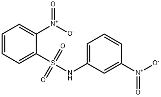 2-硝基-N-(3-硝基苯基)苯磺酰胺, 63228-70-6, 结构式