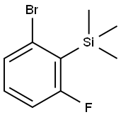 Benzene, 1-broMo-3-fluoro-2-(triMethylsilyl)- Structure