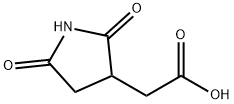 2,5-二氧代-3-吡咯烷乙酸 结构式