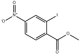 2-碘-4-硝基苯甲酸甲脂,6326-42-7,结构式