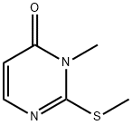 2-甲基硫代-3-甲基嘧啶-4(3H)酮, 6327-98-6, 结构式