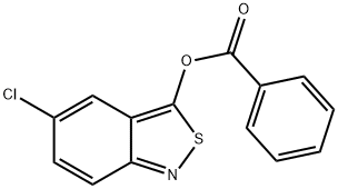 5-Chlorobenzo[c]isothiazol-3-yl benzoate Struktur
