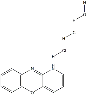Azaphenonxazine dihydrochloride Monohydrate Struktur