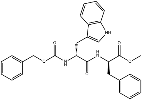 CARBOBENZYLOXYTRYPTOPHYLPHENYLALANINE METHYL ESTER Struktur