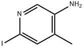 6-Iodo-4-Methylpyridin-3-aMine Structure