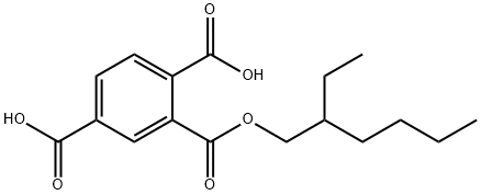 1,2,4-Benzenetricarboxylic Acid 2-(2-ethylhexyl) Ester Struktur