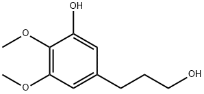 5-(3-Hydroxypropyl)-2,3-diMethoxyphenol Struktur