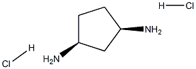 (1R,3S)-环戊烷-1,3-二胺二盐酸, 63591-57-1, 结构式