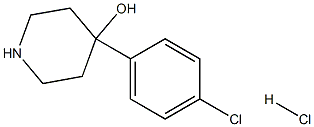 4-Hydroxy-4-(4-chlorophenyl)piperidine HCl Struktur