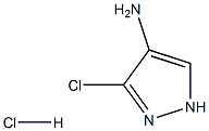 3-Chloro-1H-pyrazol-4-ylaMine hydrochloride Structure