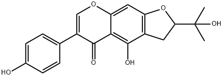 2,3-ジヒドロ-2-(1-ヒドロキシ-1-メチルエチル)-4-ヒドロキシ-6-(4-ヒドロキシフェニル)-5H-フロ[3,2-g][1]ベンゾピラン-5-オン