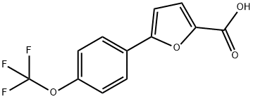 5-[4-(TrifluoroMethoxy)phenyl]furan-2-carboxylic Acid Struktur