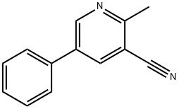 2-Methyl-5-phenylnicotinonitrile Struktur