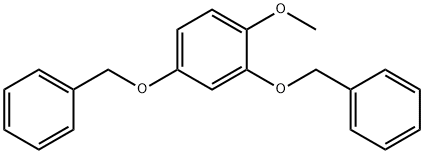 1-Methoxy-2,4-bis(phenylMethoxy)benzene Struktur