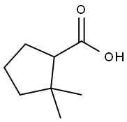 Cyclopentanecarboxylic acid, 2,2-diMethyl- Struktur
