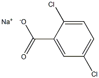 Sodium 2,5-dichlorobenzoate Struktur