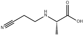 N-(2-Cyanoethyl)-DL-alanine Struktur