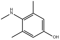 3,5-ジメチル-4-(メチルアミノ)フェノール 化学構造式