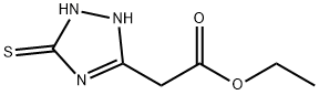 ethyl 2-(5-Mercapto-1H-1,2,4-triazol-3-yl)acetate Struktur