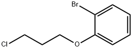 1-ブロモ-2-(3-クロロプロポキシ)ベンゼン 化学構造式