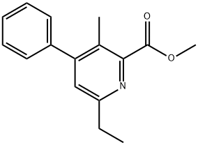 Methyl 6-ethyl-3-Methyl-4-phenylpicolinate Struktur