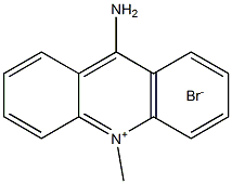 10-Methylacridin-10-iuM-9-aMine broMide 结构式