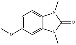 5-METHOXY-1,3-DIMETHYL-1H-BENZO[D]IMIDAZOL-2(3H)-ONE 结构式