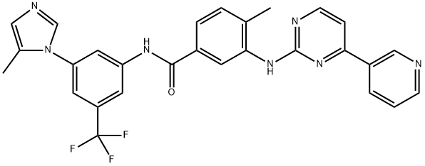 尼洛替尼杂质9, 641571-15-5, 结构式
