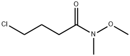 N-甲氧基-N-甲基-4-氯丁酰胺 结构式