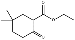 5,5-ジメチル-2-オキソシクロヘキサンカルボン酸エチル 化学構造式