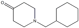 N-环己基甲基-4-哌啶酮 结构式