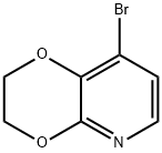 8-BroMo-2,3-dihydro-[1,4]dioxino[2,3-b]pyridine 化学構造式
