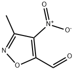 3-甲基-4-硝基异恶唑-5-甲醛,6436-64-2,结构式